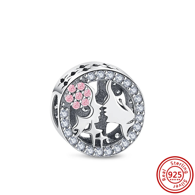 Authentic 925 Sterling Silver Snowflake, Starfish, Shell & Heart Charms | Fit Original Bracelets DIY Women Jewelry