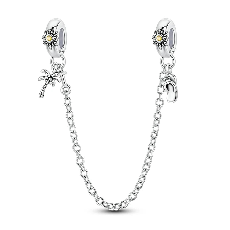 New Summer Ocean Silver Plated Sea Turtle & Starfish Shell Charm | DIY Bracelet Jewelry for Women