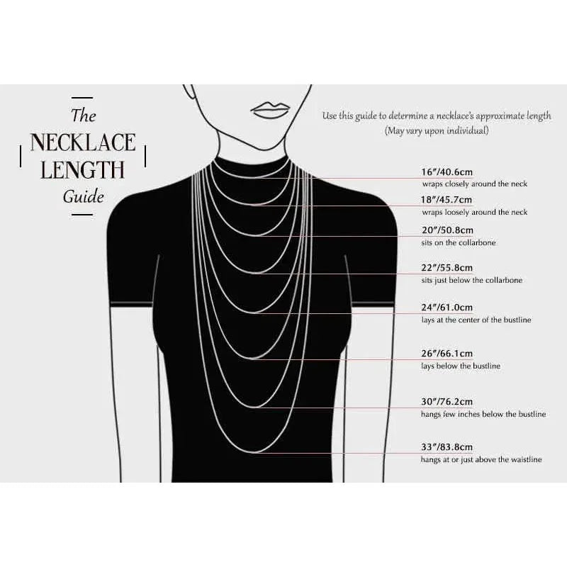 5PCS Authentic 925 Sterling Silver Chain Necklaces | Solid Silver Chains with Lobster Clasps for Men & Women 16–30 Inch