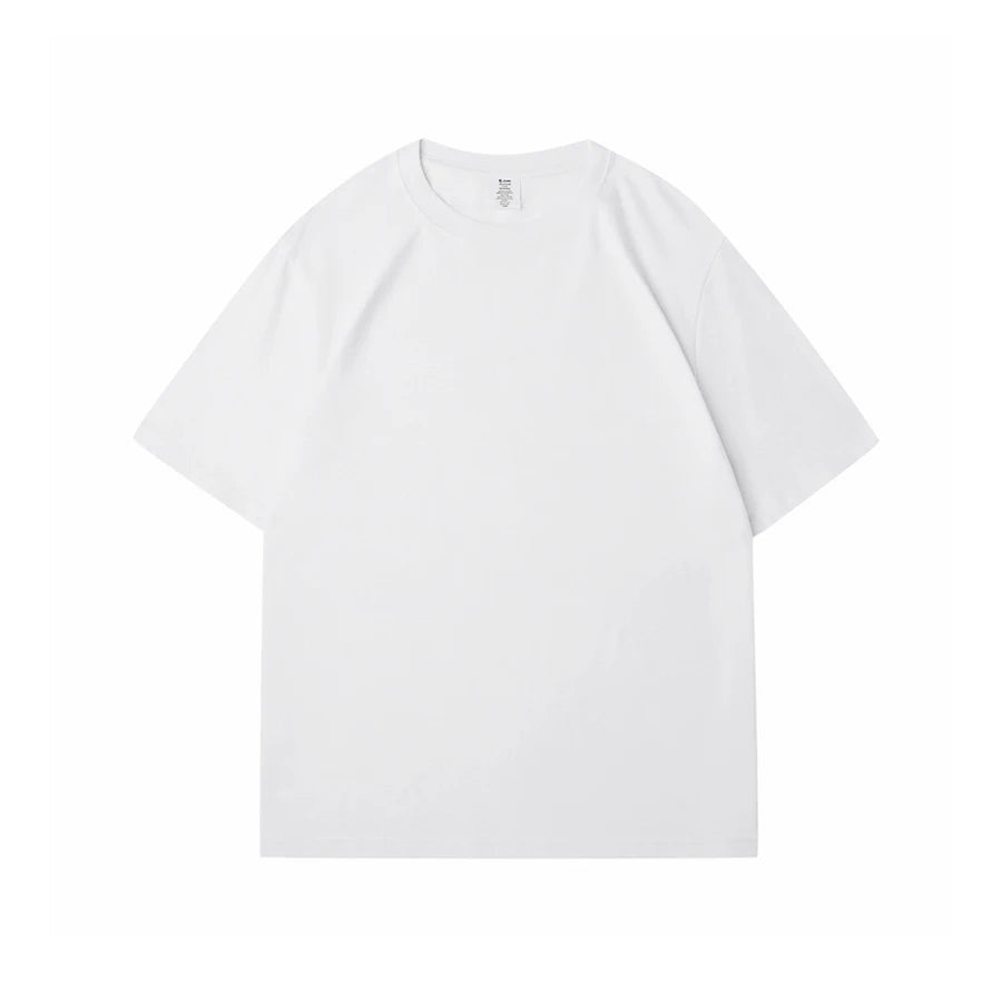 WAVLATII 100% Cotton Solid T-Shirts for Women | Oversized Casual Summer Tees | Pink & White Short Sleeve Tops WT2401
