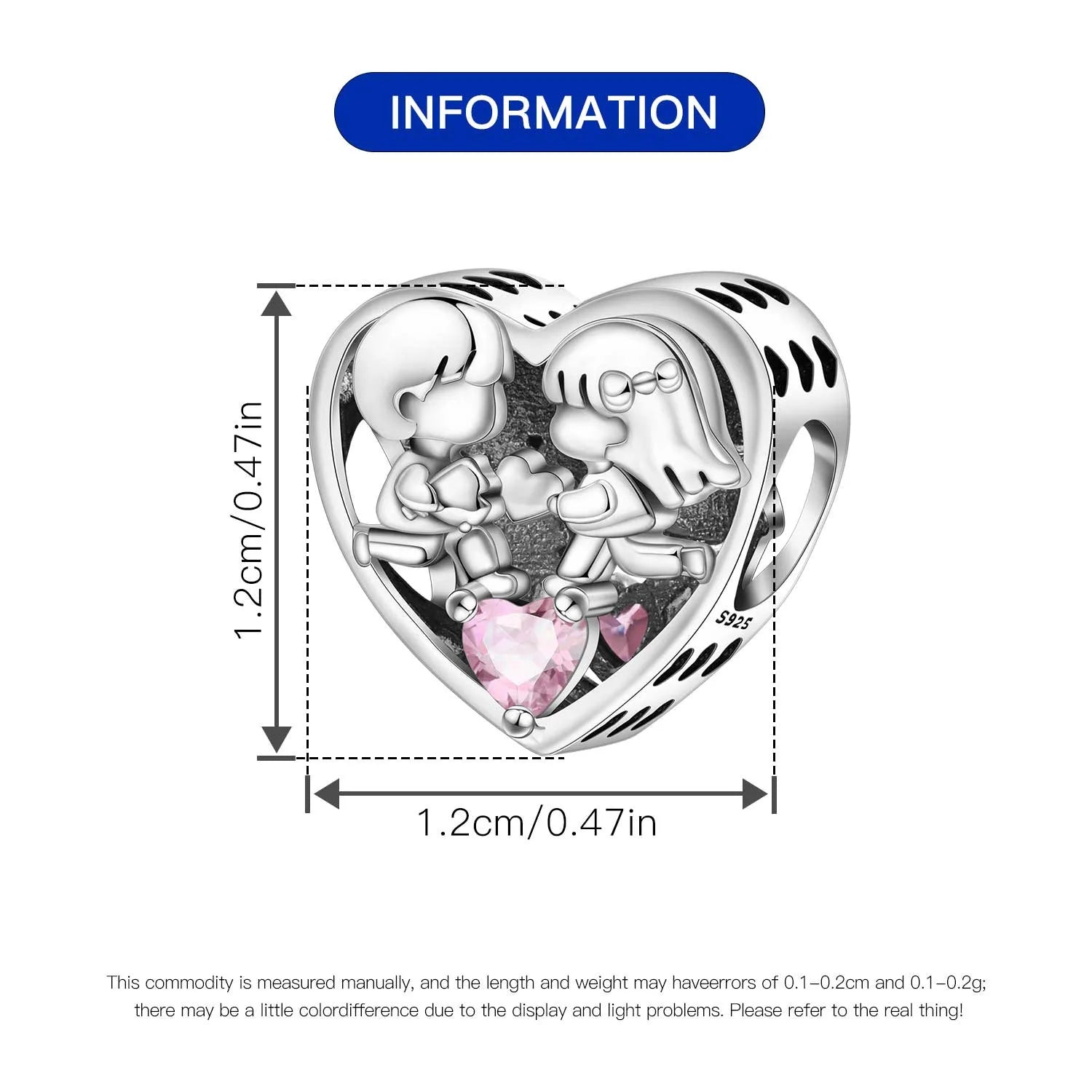 Orstarry 925 Sterling Silver Cartoon Nurse Charm Bead | Cute DIY Bracelet Jewelry Gift for Women