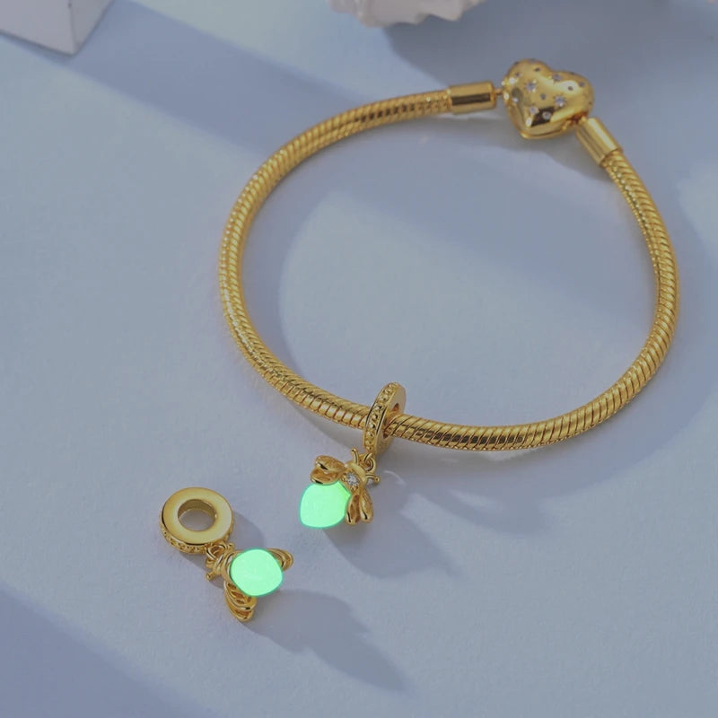 Original Gold & Silver 925 Sterling Silver Charms Beads | Fit Pendant & Bracelet DIY Jewelry Gift