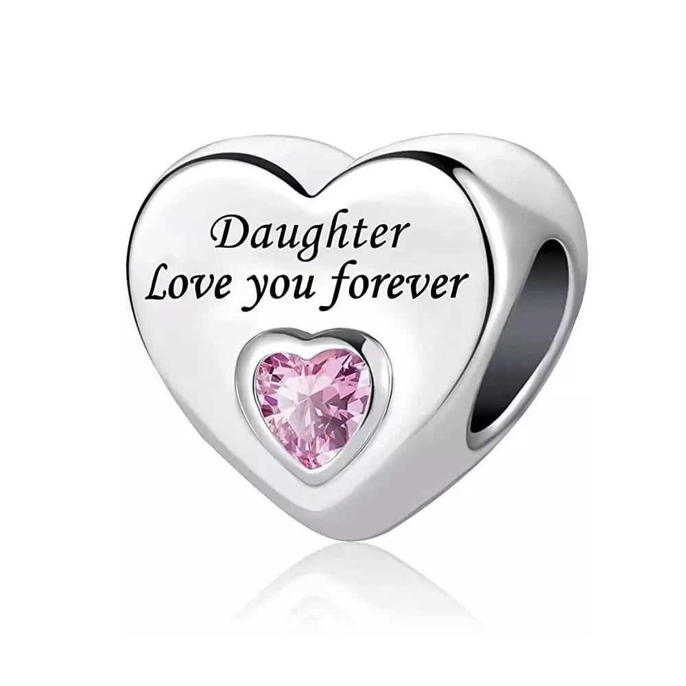 925 Silver 🎓☕ Coffee, Family & Travel Charm | Pandora Fit Bead DIY