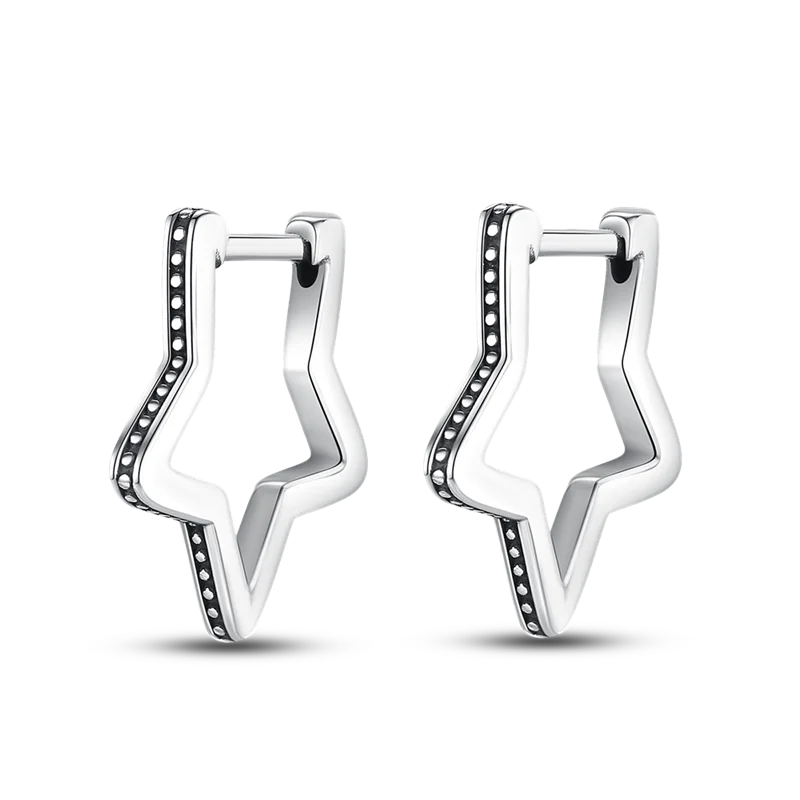 925 Sterling Silver Glowing Starfish & Shell Earrings | Fashion Jewelry for Women