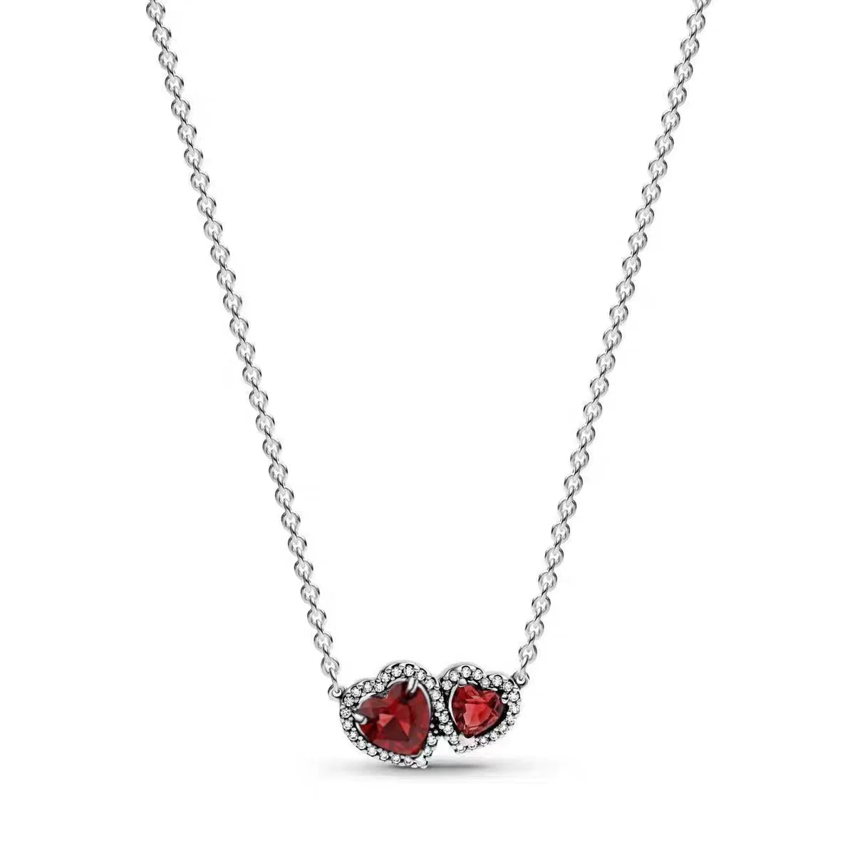 925 Sterling Silver Butterfly Heart Zircon Necklace | Luxury Sparkling Pendant – Exquisite Women’s Birthday Gift
