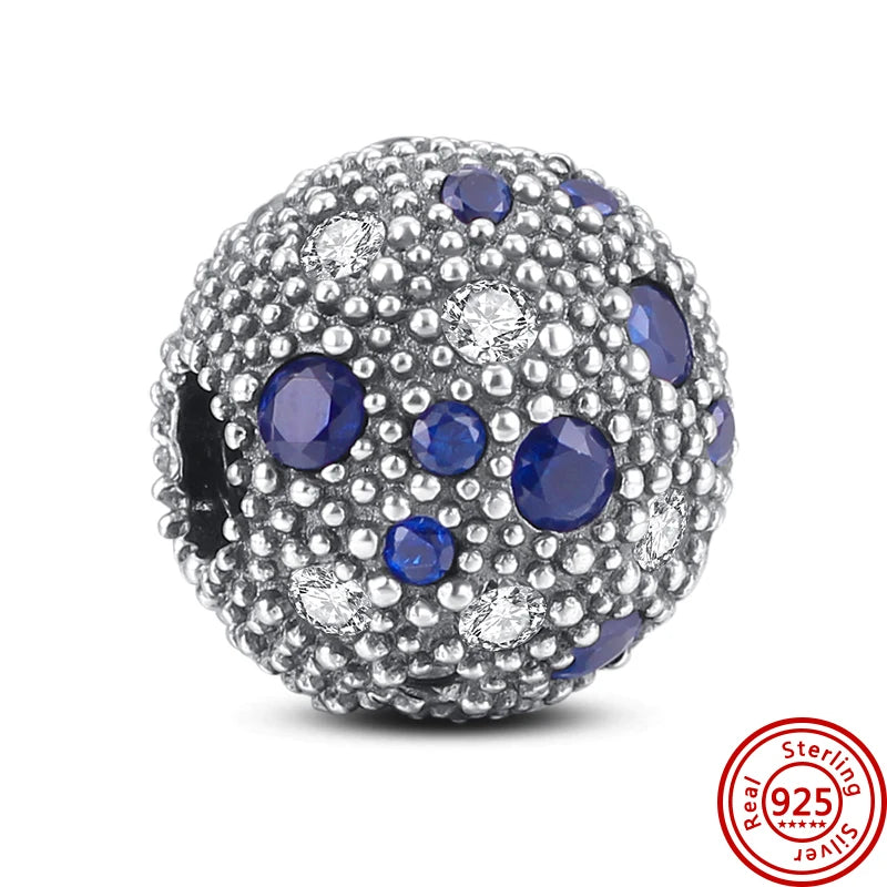 925 Sterling Silver Heart Pave Zircon Family Tree Charm | Fits Original Bracelet Women’s Luxury Jewelry Gift