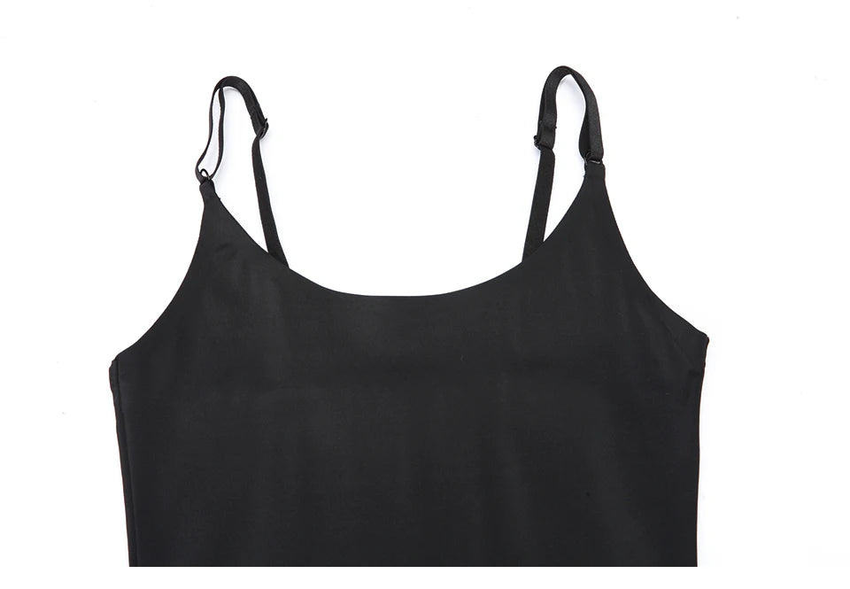 Seamless Shapewear Tank Top Camisole – Women’s Tummy Control Smooth Compression Vest in Nude & Black