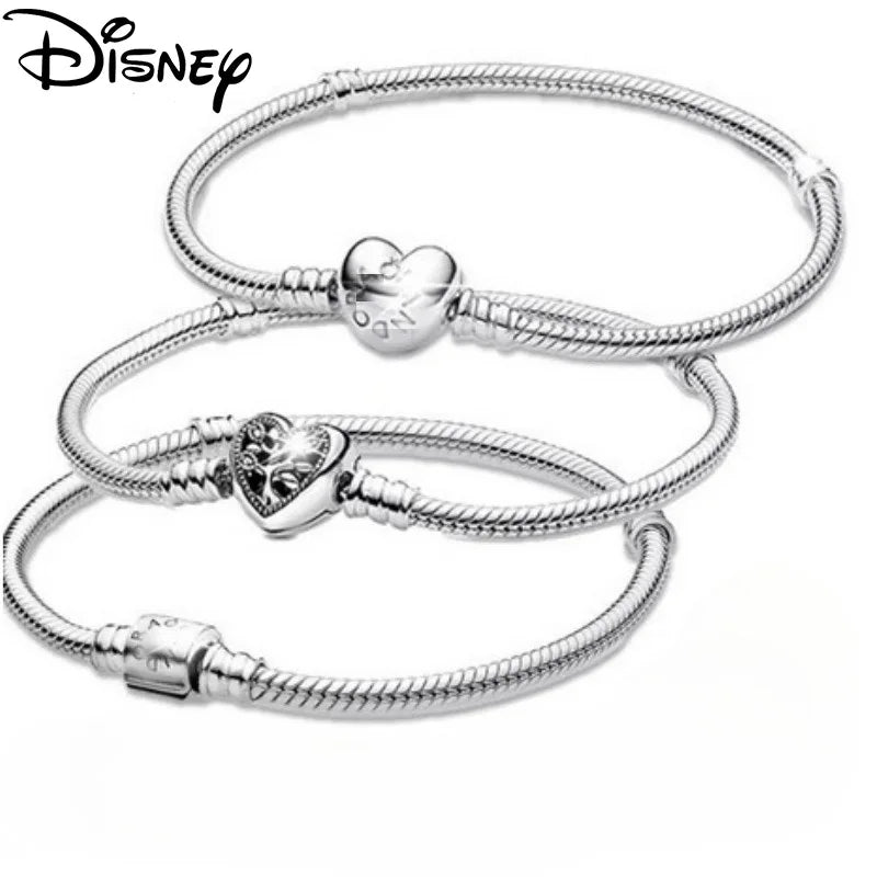 Disney Fashion Snake Bone Chain Bracelet – Hot Selling DIY Bead Charm Bracelet for Women Jewelry All Occasions