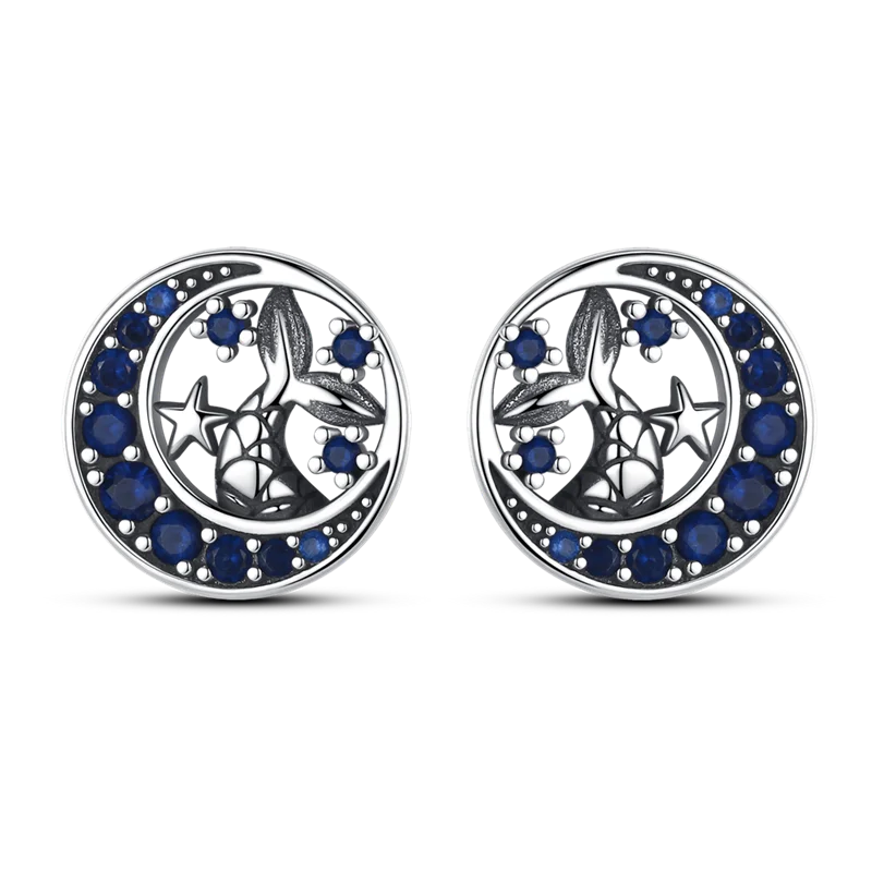 925 Sterling Silver Glowing Starfish & Shell Earrings | Fashion Jewelry for Women