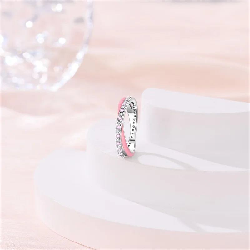 925 Sterling Silver Rings Collection | Bow, Heart, Sun, Moon & Star Zircon Rings for Women Jewelry Gift