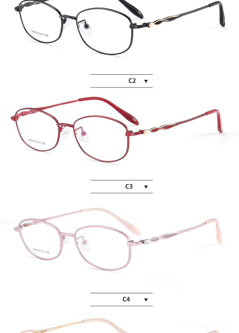 Luxury Pink Photochromic Glasses 👓 Women’s Fashion Reading Sunglasses