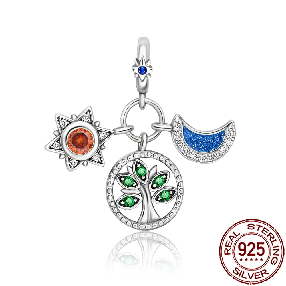 2025 New 925 Sterling Silver All-Seeing Eye Hamsa Hand Charm | Fits Pandora Bracelet & Women’s DIY Jewelry