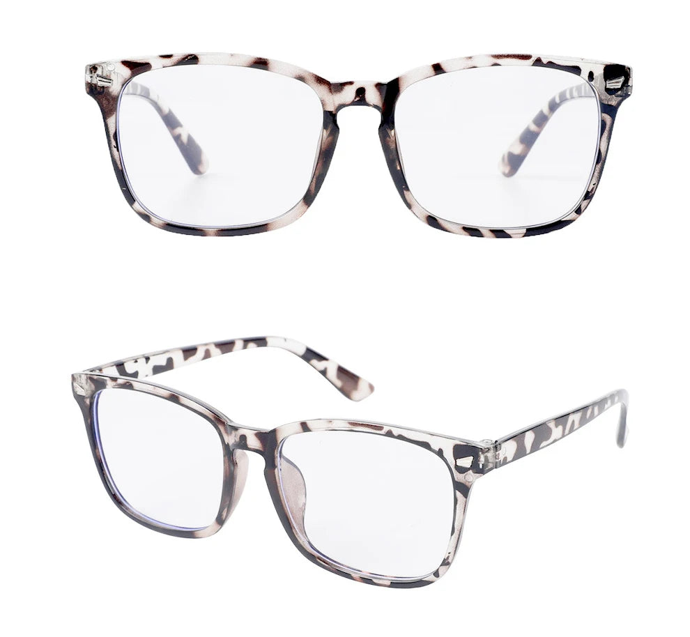 Blue Light Blocking Glasses – Square Nerd Frame Eyeglasses for Computer & Gaming | Anti Blue Ray Glasses