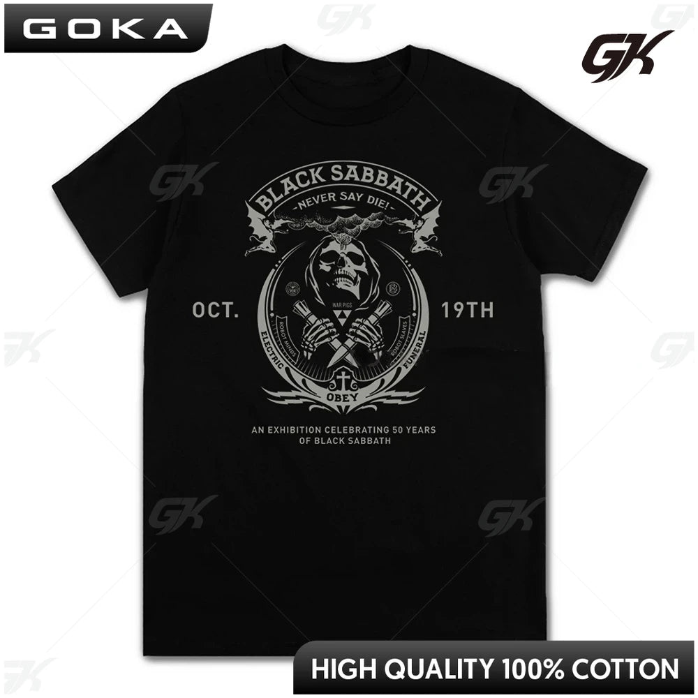 Black Metal Rock Band T-Shirt | Men & Women Casual Graphic Unisex Tee