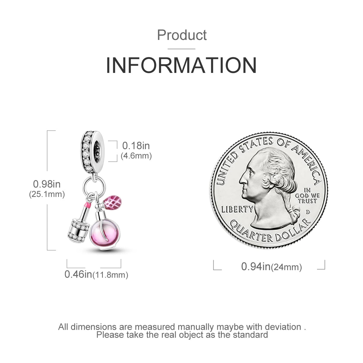 925 Sterling Silver Pink Ballet Girl Charms | Bow Pendant Beads Fit Original Bracelet & Necklace DIY Jewelry for Women