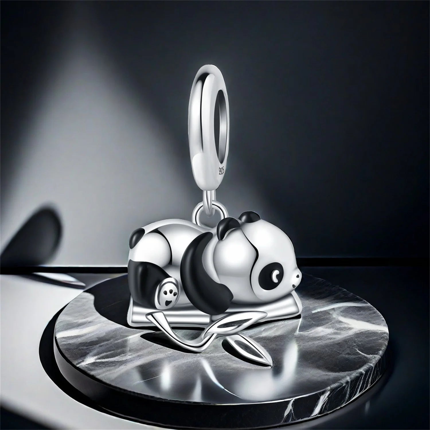 925 Sterling Silver Cute Panda & Penguin Charm Bead | Fun Animal Pendant for Women DIY Bracelet Jewelry Gift