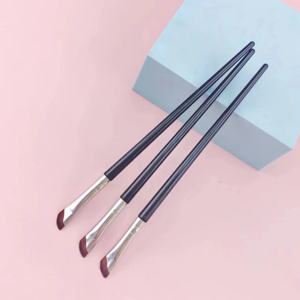 Cosmetics Brush Make Up Tool Beginners Angled Fine Eyeliner Brushes Eyeliner Eyebrow Tools for Kids or Girls Beginners