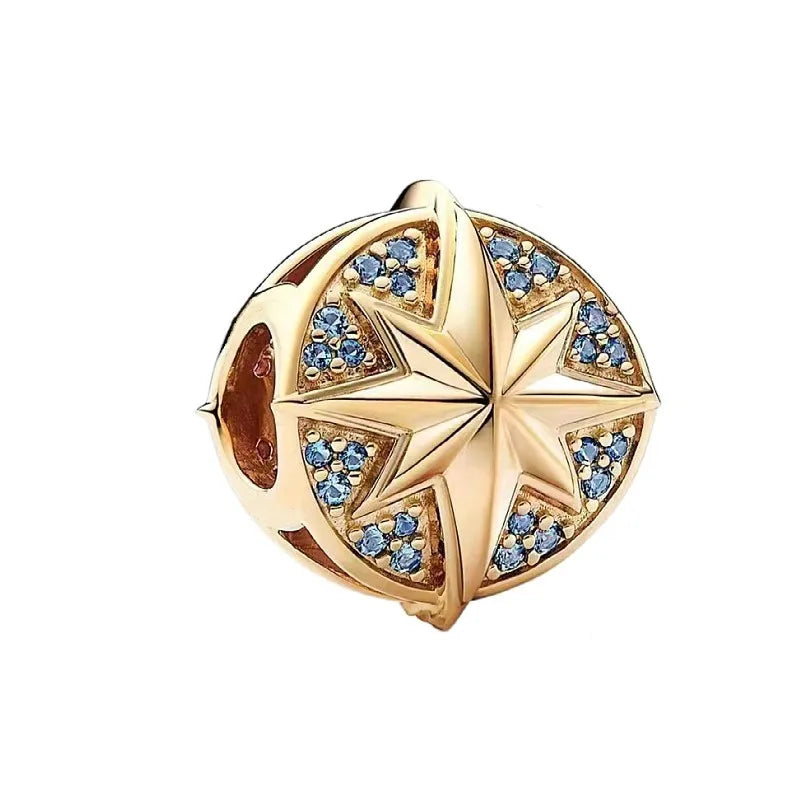 925 Sterling Silver Disney Character Beads – Mickey, Minnie, Princess, Stitch, Iron Man, Spiderman Charms for Pandora Bracelet