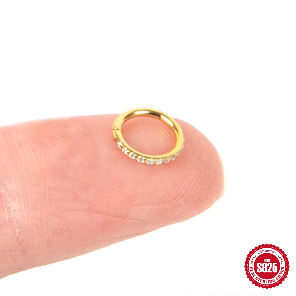 Aide 925 Sterling Silver Geometric Multi Piercing Stud Earrings for Women – K Gold Tassel Elegant Jewelry Gift