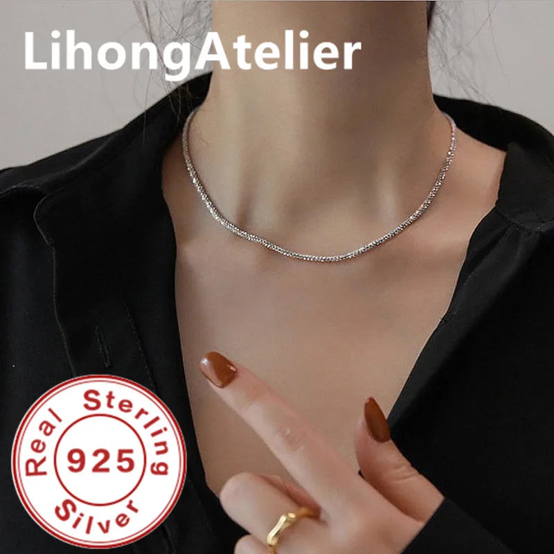 New 925 Sterling Silver 2.5MM Sparkling Ripple Gold-Plated Bracelet – Unisex Luxury Jewelry Gift