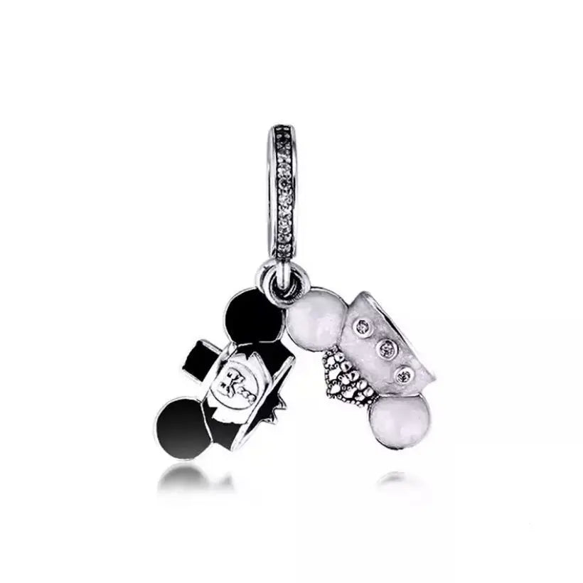 2025 Hot Selling 925 Silver Animal Beads | Elephant, Dog, Bear & Mouse Pendant for European Original Bracelets DIY Jewelry