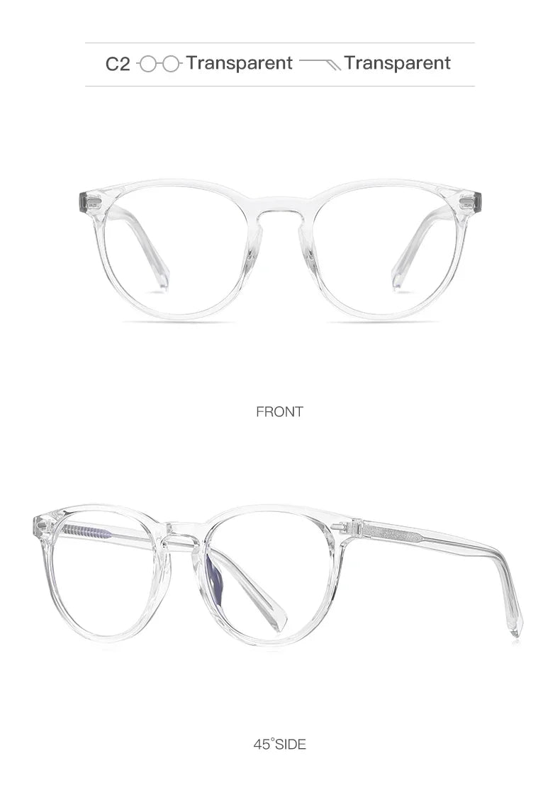 GENEVIEVE Round Women’s Glasses 👓 Anti-Blue Light Photochromic 2117