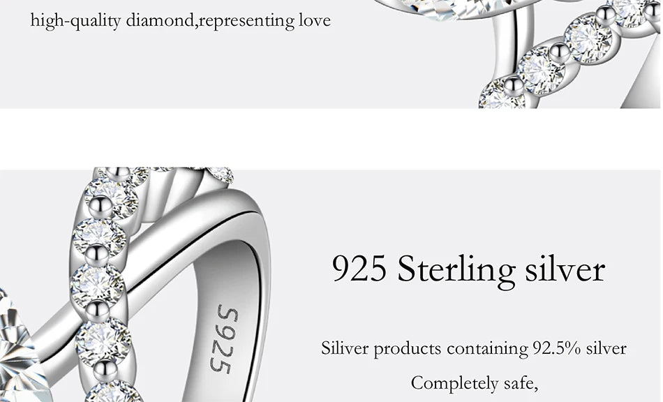 PERMANY 1CT Heart Cut Moissanite Ring for Women – S925 Sterling Silver Luxury Wedding Jewelry