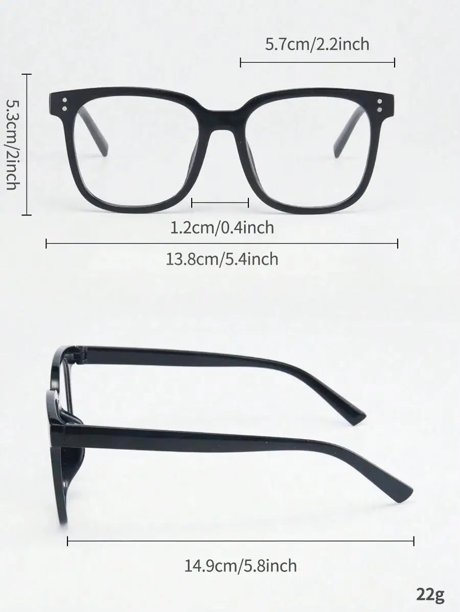 New Transparent Computer Glasses – Unisex Anti Blue Light Eyewear for Women & Men | Optical Spectacle Frame