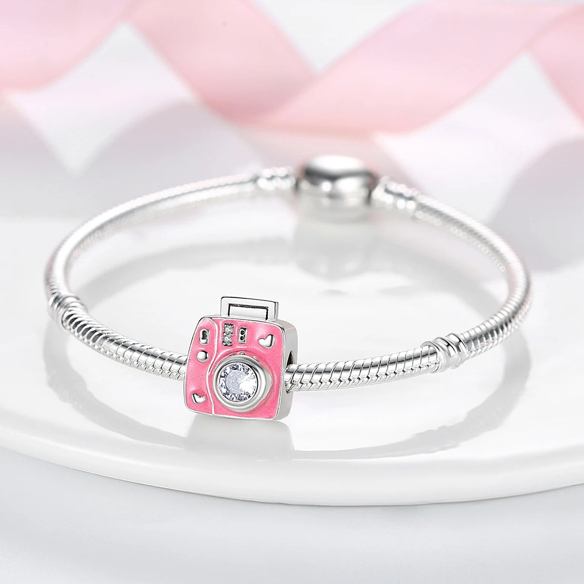 S925 Silver Heart Love Mom Infinity Charm | Dangle Bead Fit Bracelet Jewelry Mother’s Day Gift