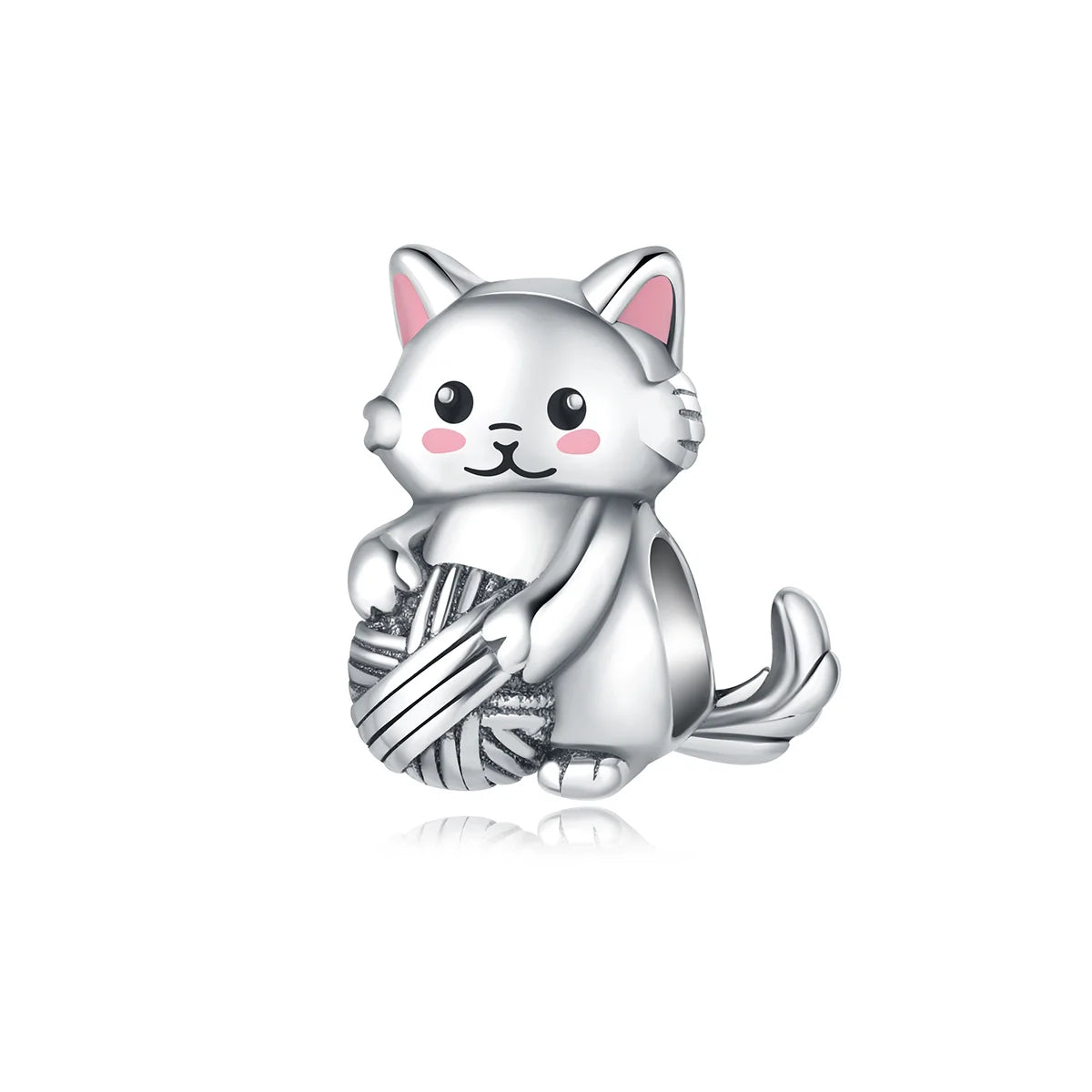 925 Sterling Silver Animal Charms | Bear, Rabbit, Dog, Panda, Elephant & Pig Beads Fit Original Bracelet DIY Jewelry Gift