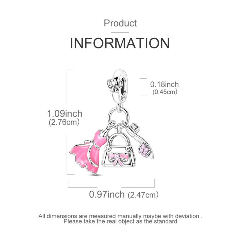 925 Sterling Silver Golden Autumn Charms | Maple Leaf & Pumpkin Beads Fit Original Bracelet DIY Jewelry Gift