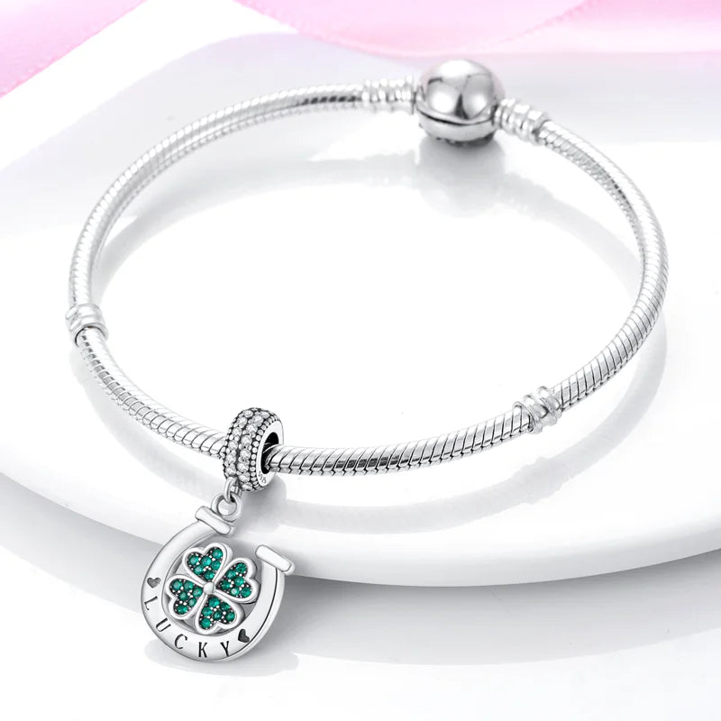 2025 Hot Sale 925 Sterling Silver Pink Butterfly Luminous Firefly Charm | Dangle Bead Fit Bracelet Necklace DIY Jewelry