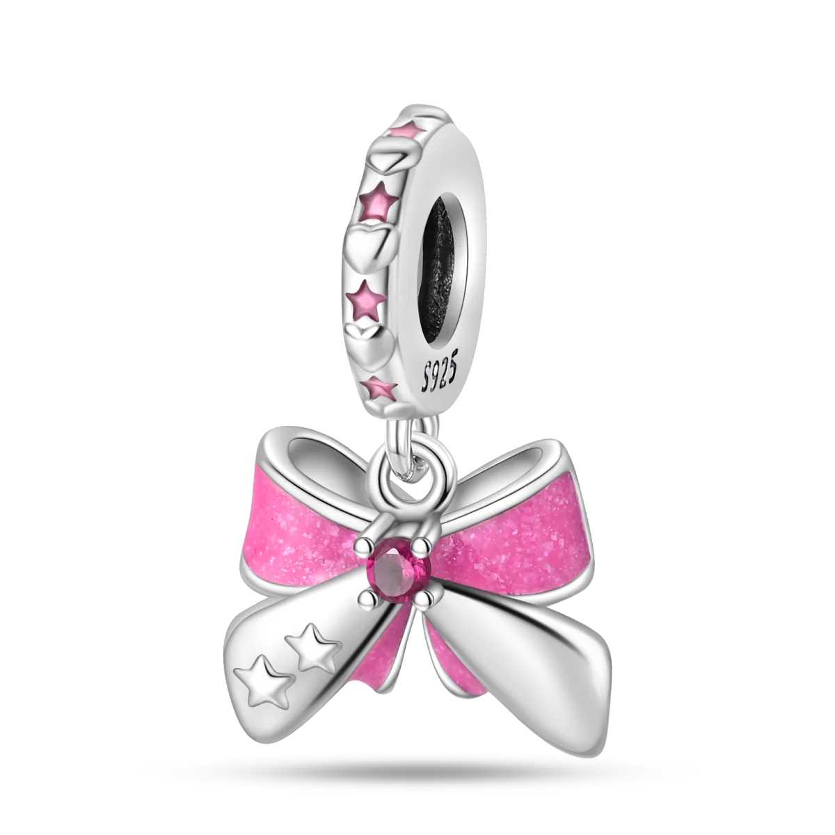 925 Sterling Silver Flying Bird & Butterfly Safety Chain Charm Beads for Original 3mm Bracelet – DIY Jewelry Gift