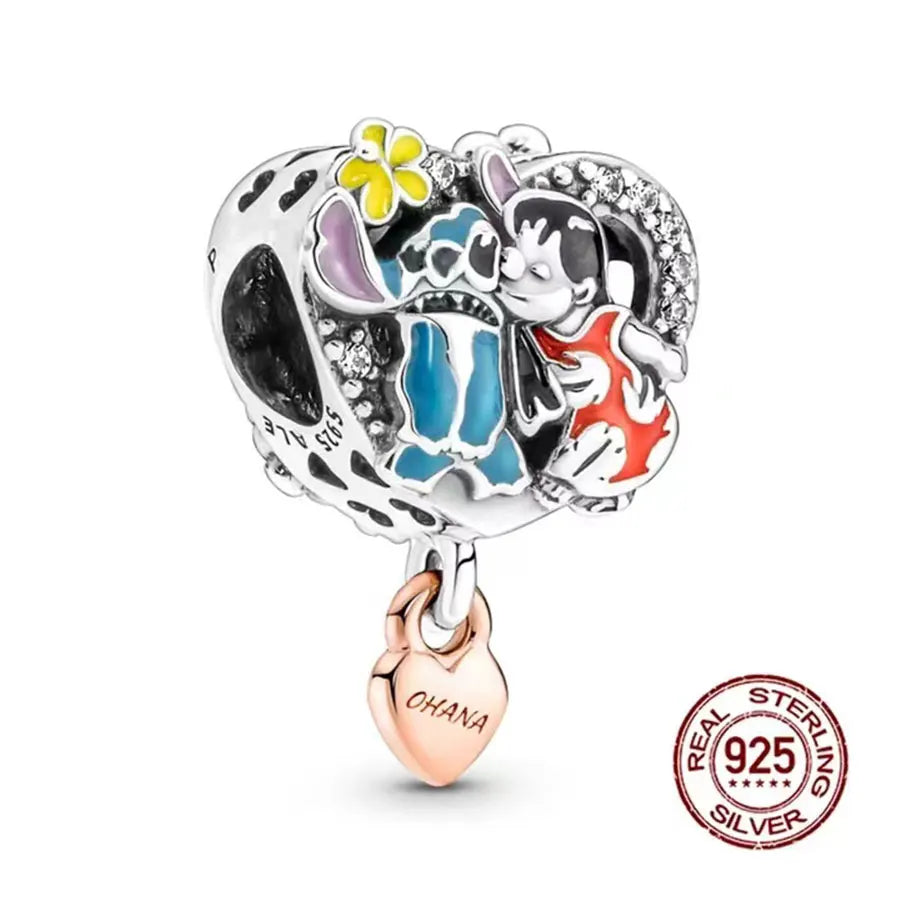 925 Sterling Silver Disney Harry Potter Charm Beads | Fits Pandora Bracelet & Keychain | Fashion Jewelry Gift for Women 2025