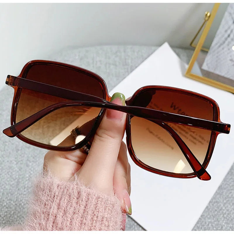 New Oversized Rectangle Sunglasses – Women’s Fashion Square Sun Glasses & Men’s Classic Vintage Eyewear | UV400 Oculos De Sol