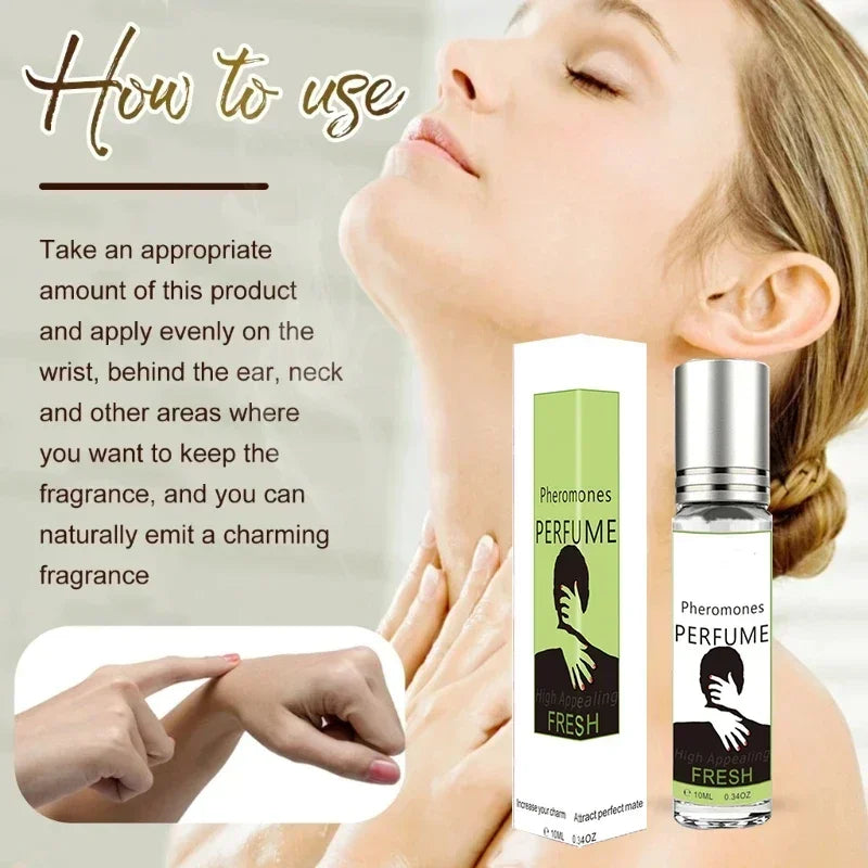 Long-Lasting Pheromone Perfume for Men | Attraction Essential Oil | Pheromone-Infused Cologne to Attract Women