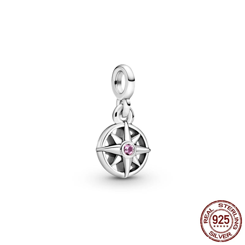 925 Silver 👁️ Eye Medallion Pendant | Pandora Fit DIY Connector Charm