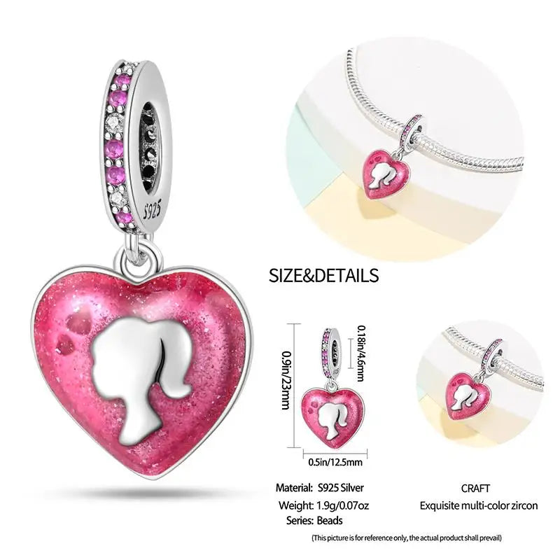 925 Sterling Silver Flying Bird & Butterfly Safety Chain Charm Beads for Original 3mm Bracelet – DIY Jewelry Gift