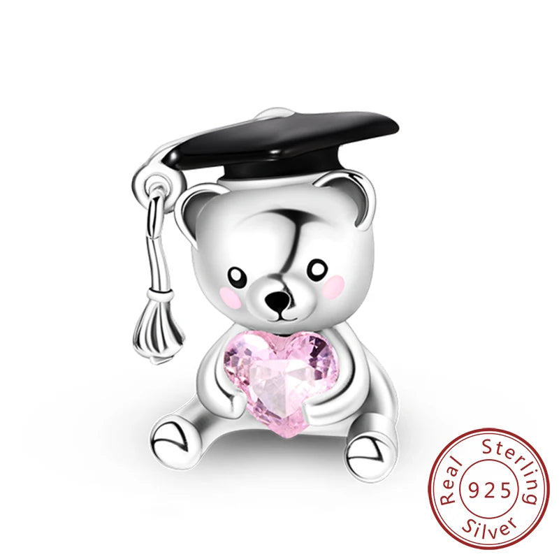 Cute Animal Puppy & Cat Charms | Fit Original 925 Sterling Silver Bracelet – DIY Women’s Fine Jewelry Beads