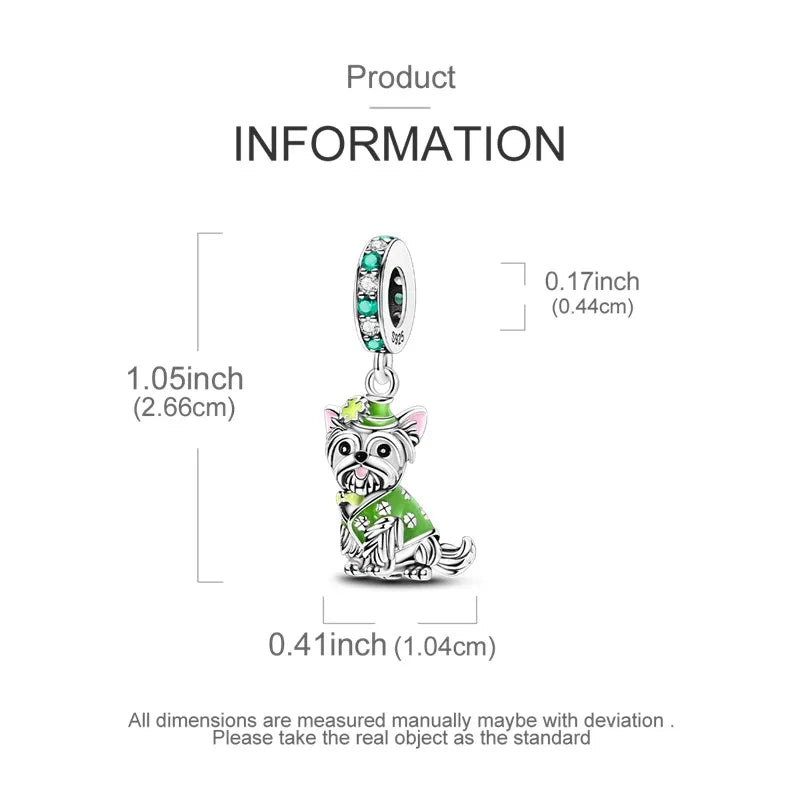 925 Sterling Silver Colorful CZ Zircon Dangle Charm | 2025 New Fashion Bead | Fits Pandora Bracelet | DIY Jewelry Gift