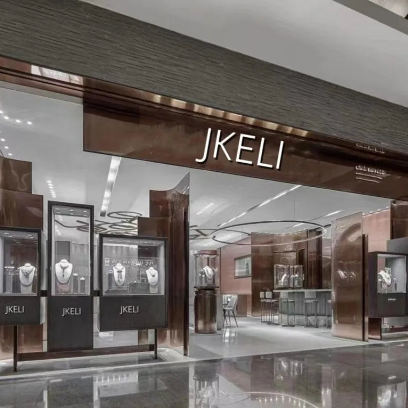 Jkeli 925 Sterling Silver Romantic Love Heart Pendant Necklace | Box Chain Women’s Fashion Wedding Jewelry