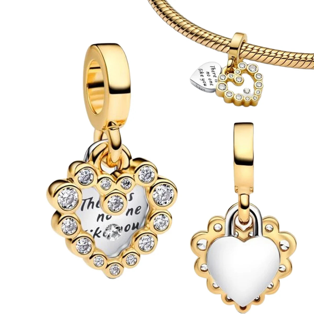 925 Sterling Silver Stars, Moon, Sun & Flower Dangle Earrings – DIY Bracelet Charms