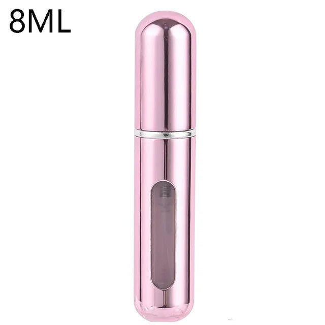 8ML Wholesale Refillable Perfume Bottle – Metal Aluminum Spray Atomizer | Portable Travel Perfume Container