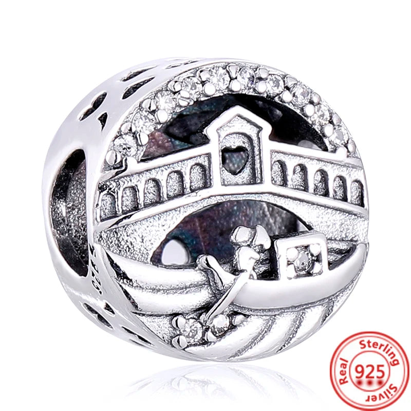 Authentic 925 Sterling Silver Snowflake, Starfish, Shell & Heart Charms | Fit Original Bracelets DIY Women Jewelry