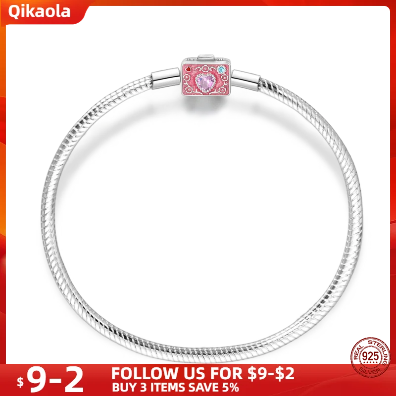 S925 Sterling Silver Snake Bone Chain Bracelet | Pandora Fit DIY Jewelry