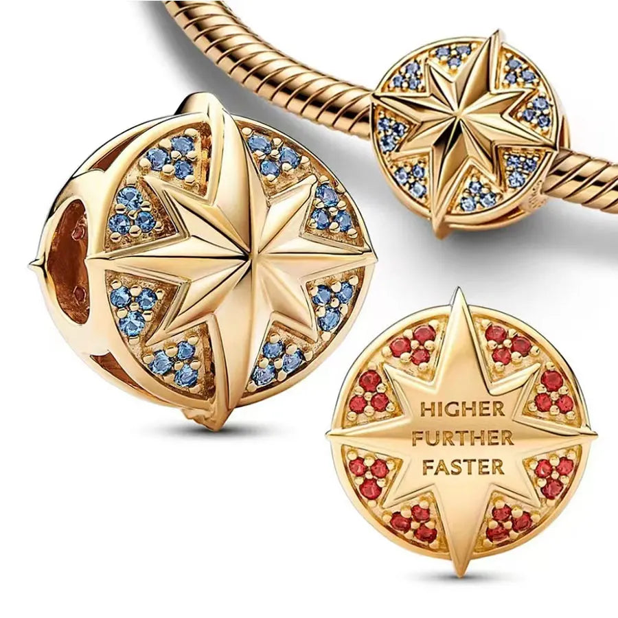 925 Sterling Silver Disney Spider-Man Charm Bead | Fits Pandora Bracelet | Women’s Fashion Jewelry Gift