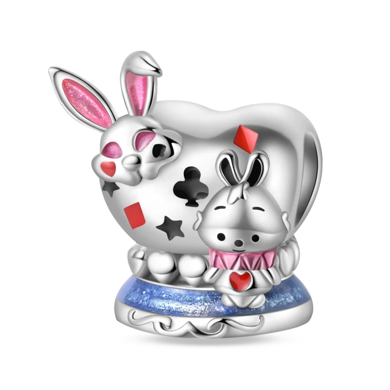 925 Sterling Silver Easter Egg Pendant Charm – DIY Bracelet Jewelry for Women