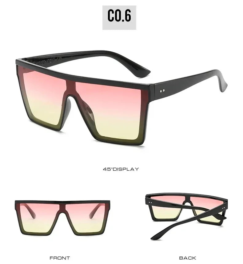 Square Frame Sunglasses for Men & Women – Fashion Trend Vintage UV Protection Sun Glasses 2025
