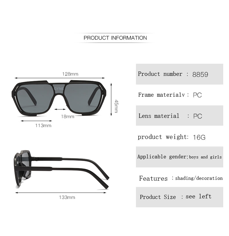 New Fashion Children’s Sunglasses – Boys & Girls Vintage Black Sun Glasses | Kids UV400 Goggles Eyewear Gafas de Sol
