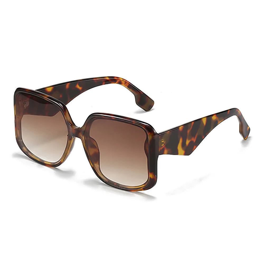 2025 New In Sunglasses for Women – Unique Double Frame Design Oversized Sunglasses with Gradient Lenses | UV400